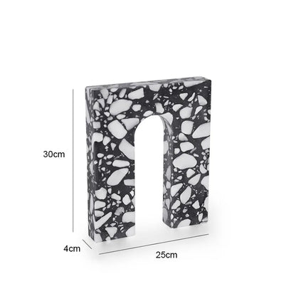 منحوتة تيرازو مقوسة من DecorBites™ لديكور المنزل