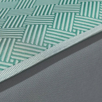 DecorBites™ Antibacterial Ice Silky Soft Fitted Sheet Set, Striped Geometric Pattern, Breathable Mattress Cover