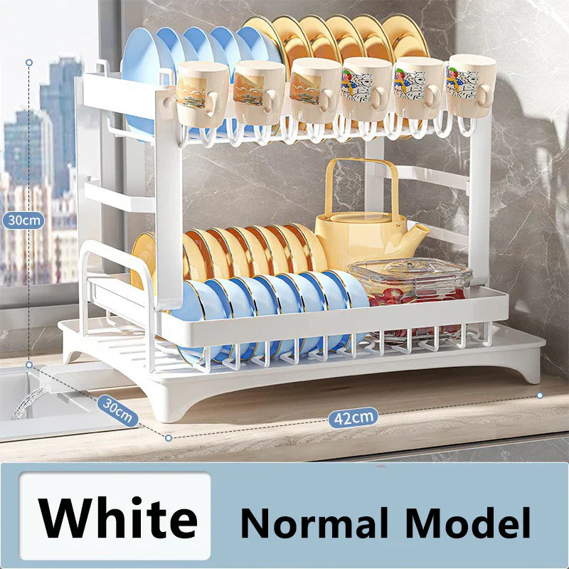 DecorBites™ Kitchen Dish Drainer Rack & Tableware Organizer