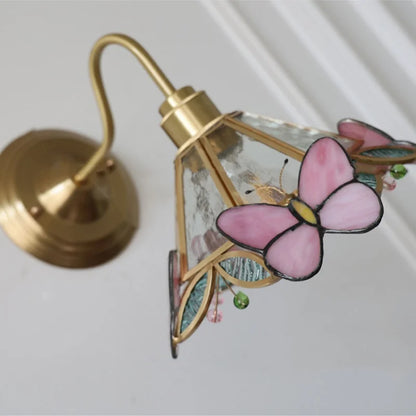 DecorBites™ Clear Glass LED Wall Sconce Nordic Modern Brass Light Fixture Applique Murale