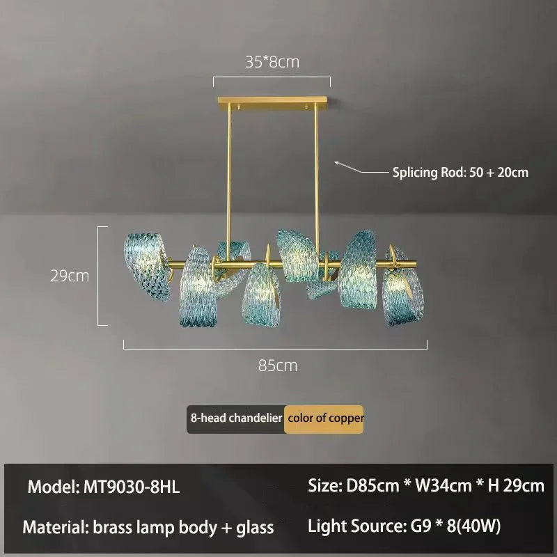 Lámpara de techo LED DecorBites™ Luxe Copper Leaf para el hogar, el dormitorio y el comedor