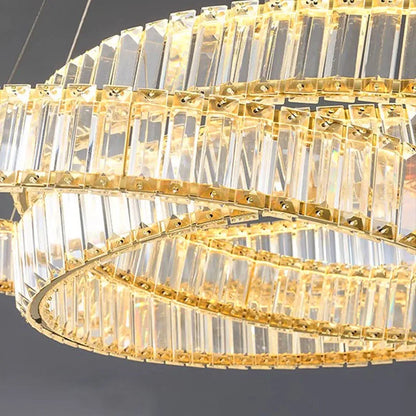 DecorBites™ Crystal Chandelier: Modern Home & Dining Room Pendant Light, Interior Lighting