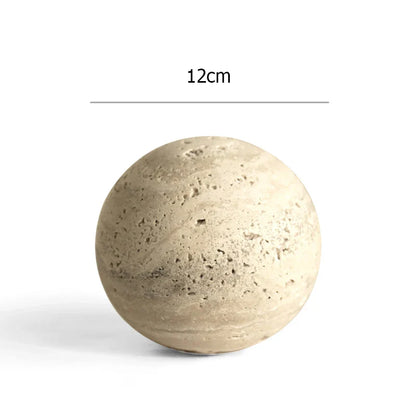 DecorBites™ Archway Shape Travertine Sculpture Figurine Statue for Home Decor