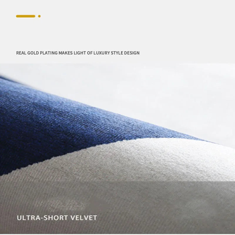 سجادة باب مخملية من DecorBites™ Block Crystal: فائقة الامتصاص، غير قابلة للانزلاق لغرفة المعيشة