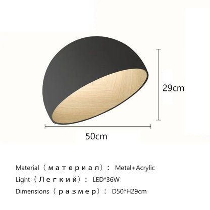 Lámpara de techo LED DecorBites™ Cream Wind para espacios minimalistas