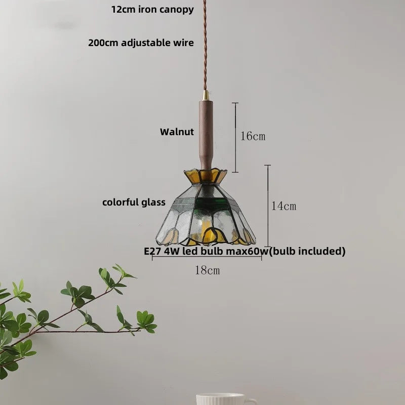 Decorbites™ Grüne Glas-LED-Hängeleuchten für Küche und Bar, nordisch-modern
