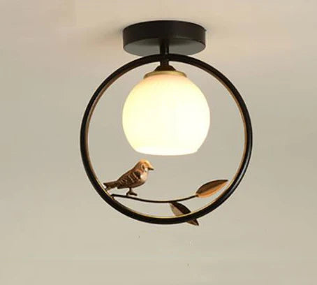 DecorBites™ Bird Ceiling Light Fixture for Corridor Entrance, Cloakroom, Bar, Balcony