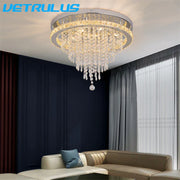 Decorbites™ Lámpara de Techo Inteligente de Lujo con Luces LED de Cristal K9 Colgante de Lámpara de Araña