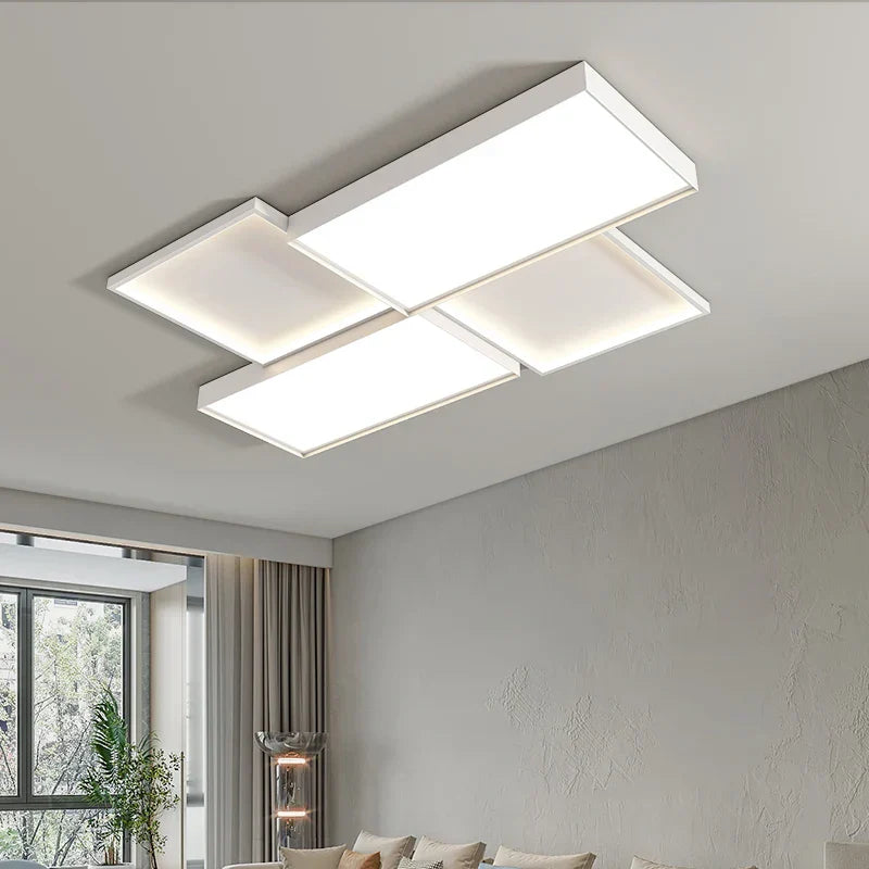 DecorBites™ Elegant Chandelier Lights for Home Decor, White & Black Fixtures for Dining Room, Bedroom & Kitchen