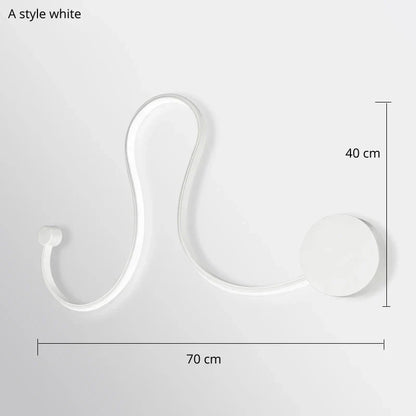 DecorBites™ Iron Body LED Wall Lamp for Bedroom, Living Room, Study - Modern Sconce Fixture