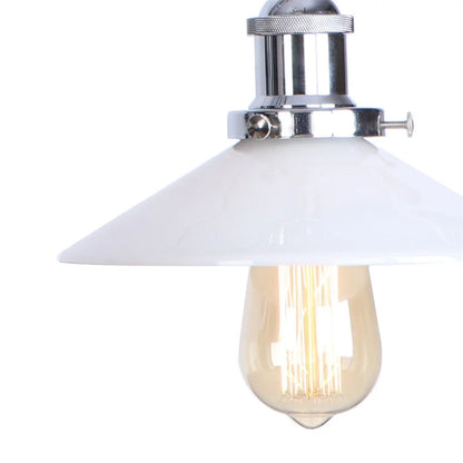 Decorbites™ Aplique de Pared LED de Brazo Articulado Industrial Loft con Vidrio y Espejo Vintage