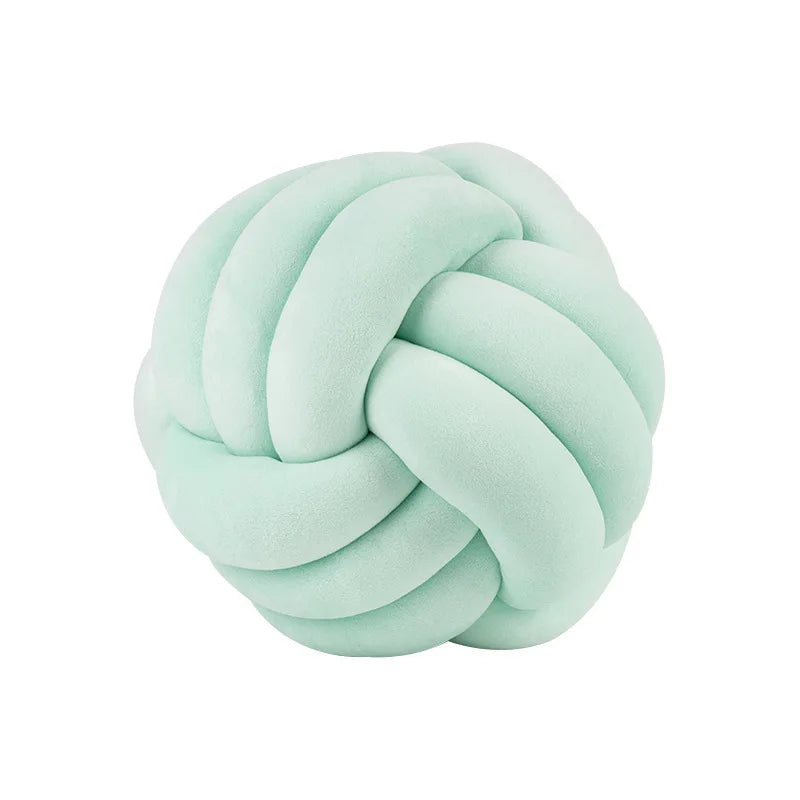 Plush Knot Ball Pillow 28cm Japanese Style