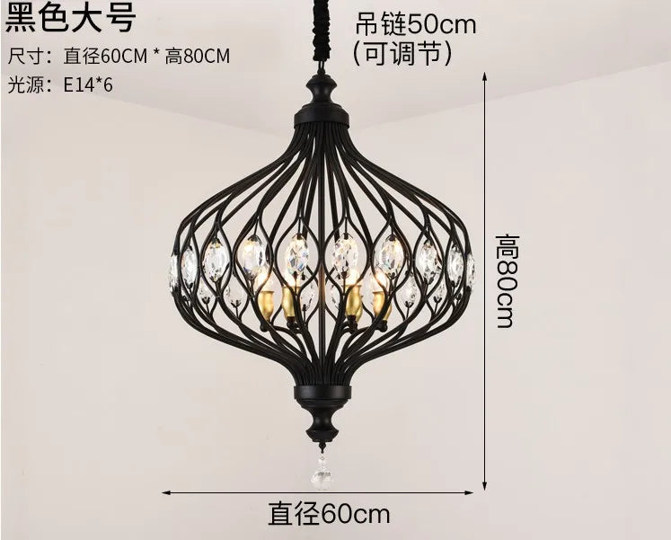 DecorBites™ Art Design Crystal LED Pendant Lights Modern Kitchen Bedroom Decor