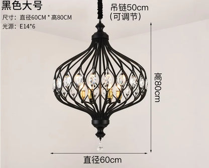 DecorBites™ Art Design Crystal LED Pendant Lights Modern Kitchen Bedroom Decor