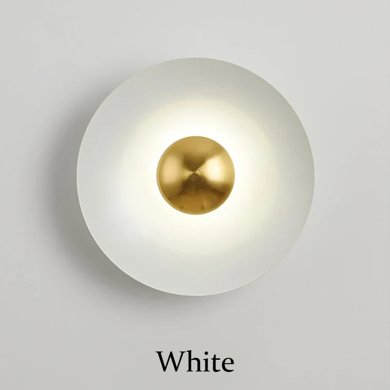 Lámpara de pared LED DecorBites™ Golden Macaroon para dormitorio y sala de estar