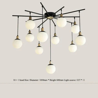 ثريا DecorBites™ المصنوعة من جزيئات كرات الزجاج الفني لغرفة المعيشة، وغرفة الأطفال، وغرفة الدراسة، وديكور المنزل