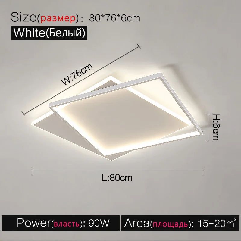 DecorBites™ LED Ceiling Lamp Set - Modern Minimalist Nordic Bedroom Living Room Lighting