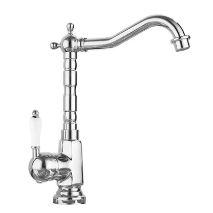 Gold Basin faucet Antique Bronze bathroom faucet Deck Mounted Black Kitchen Faucet  sink tap Hot Cold Chrome basin Tap Brass