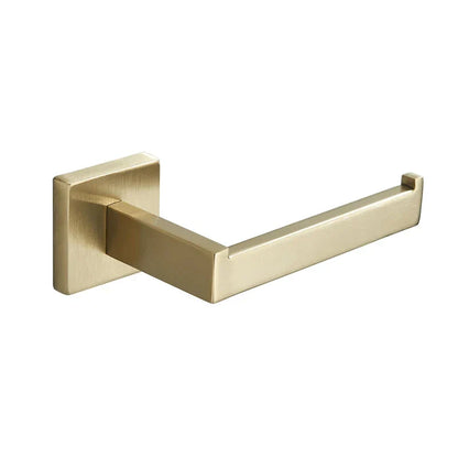 DecorBites™ Gold Square Paper Holder Bathroom Accessory