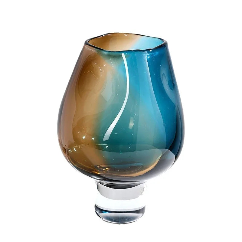 DecorBites™ Gradient Glass Vase Flower Arrangement Home Decor Bouquet Vaseäß