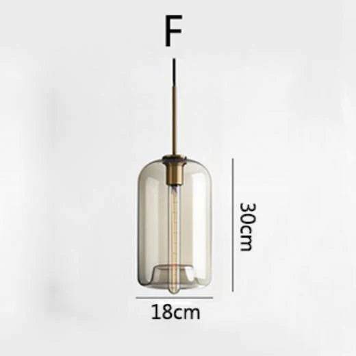 DecorBites™ Glass Chandelier: Nordic Minimalist, Net Red Design for Restaurant, Bar, Cafe, Clothing Store.