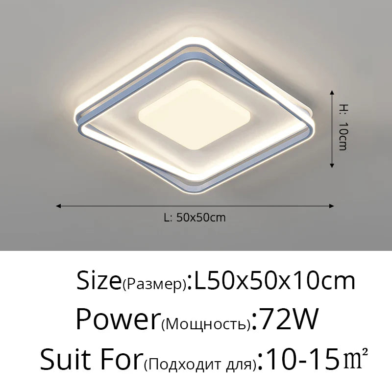 ثريا أكريليك DecorBites™: إضاءة داخلية بسيطة لغرفة المعيشة وغرفة النوم والمطبخ
