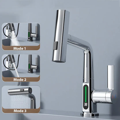 DecorBites™ Digital Display Basin Faucet with Temperature Control