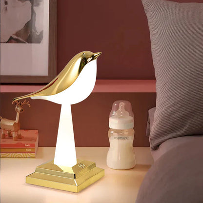 DecorBites™ Bird Table Lamp Desk Light Touch Aromatherapy Night Light