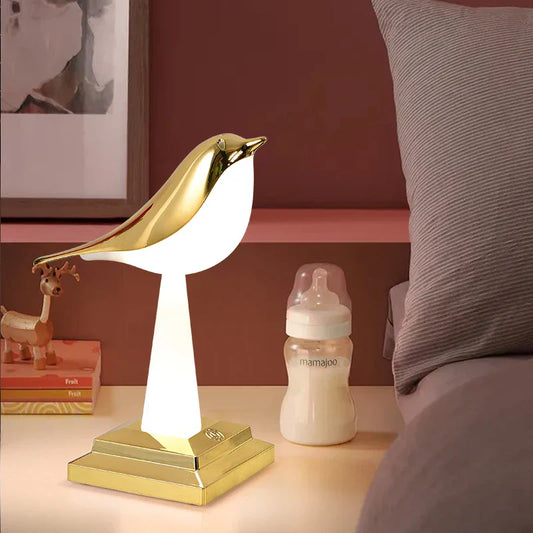 DecorBites™ Bird Table Lamp Desk Light Touch Aromatherapy Night Light