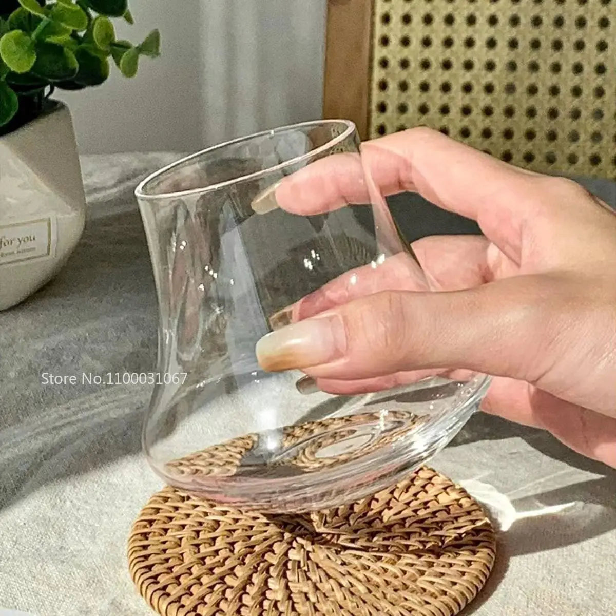 DecorBites™ Glass Cold Brew Latte Whiskey Drinkware Set