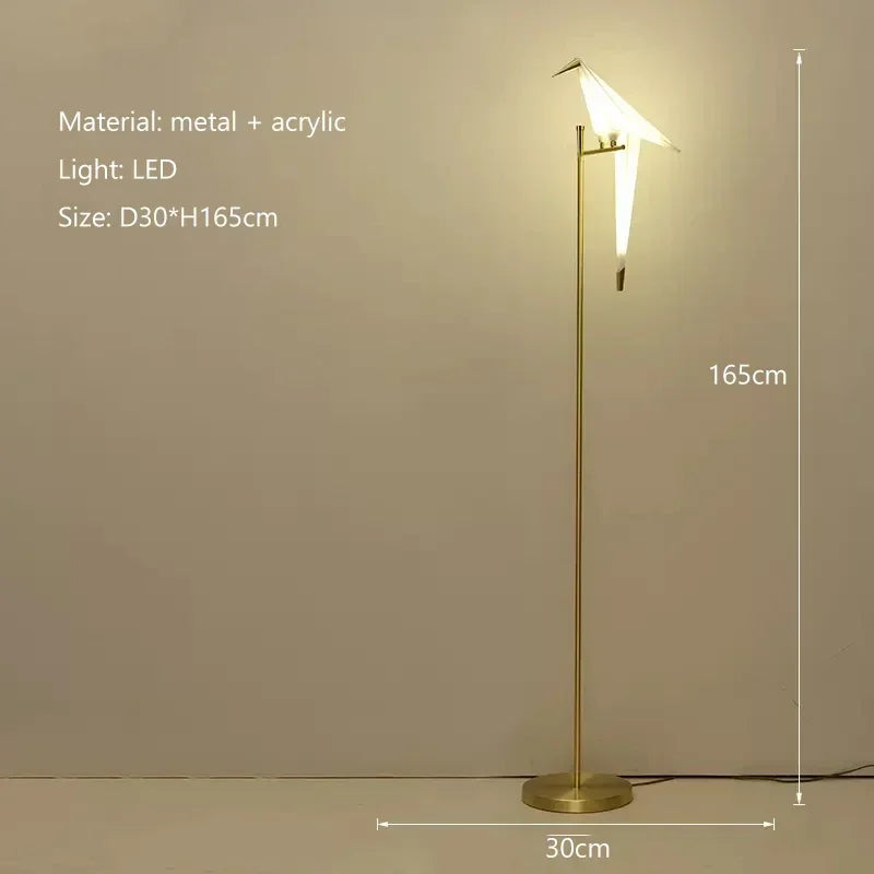 DecorBites™ Bird LED Floor Lamp for Living Room & Bedroom