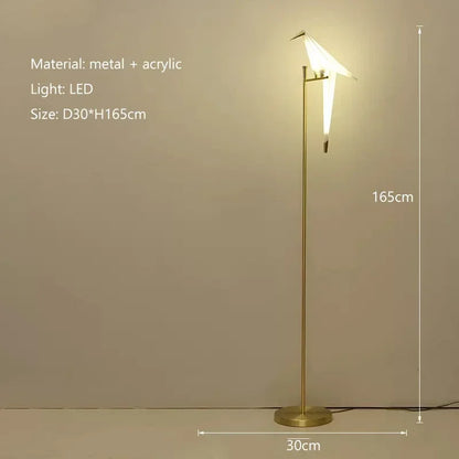 DecorBites™ Bird LED Floor Lamp for Living Room & Bedroom