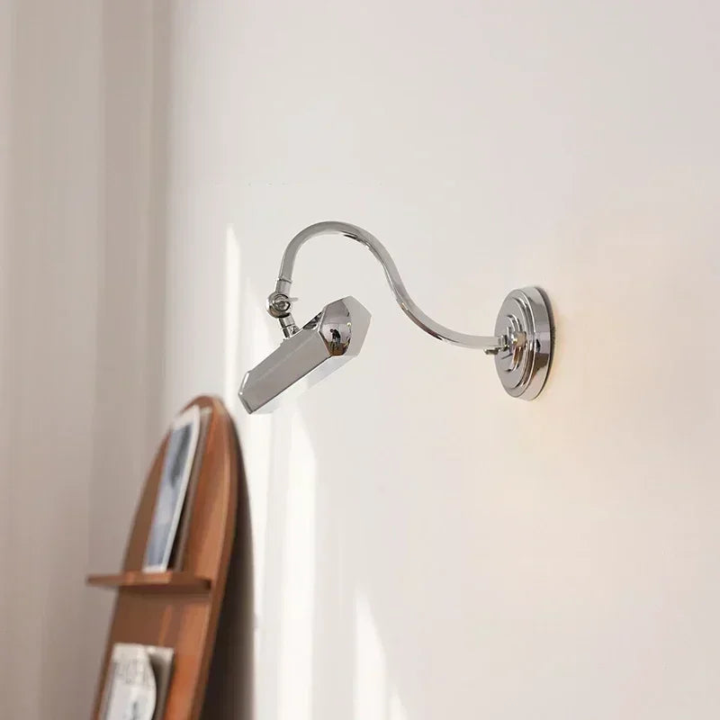 DecorBites™ Gold Mirror Headlight Wall Light - Modern Bedroom Reading Lamp Art Deco