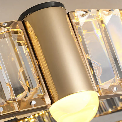 Lámpara de techo de cristal DecorBites™ con iluminación LED para interiores, ideal para sala de estar, dormitorio o estudio.