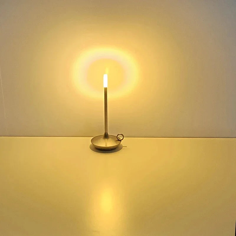 Lámpara de mesa de barra LED Decorbites™: Luz de escritorio recargable para hogar, oficina, estudio, dormitorio