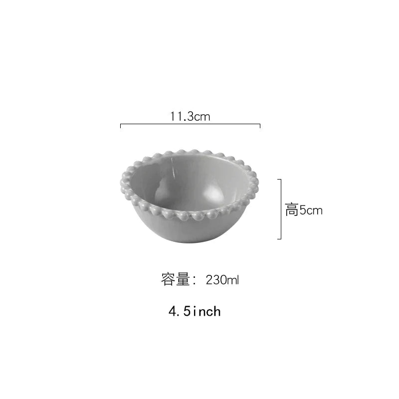 Pearl Porcelain Dinner Plates