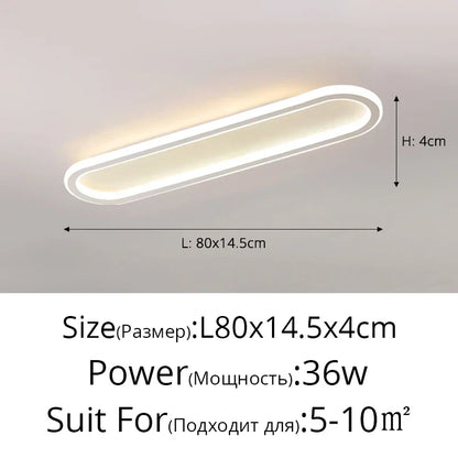 DecorBites™ LED Strip Ceiling Lights for Bedroom Hallway Living Room Decor