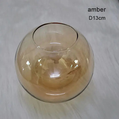 DecorBites™ Glass Shade Replacement for Magic Bean Lighting, 7cm Opening, Smoke Grey Amber Cognac