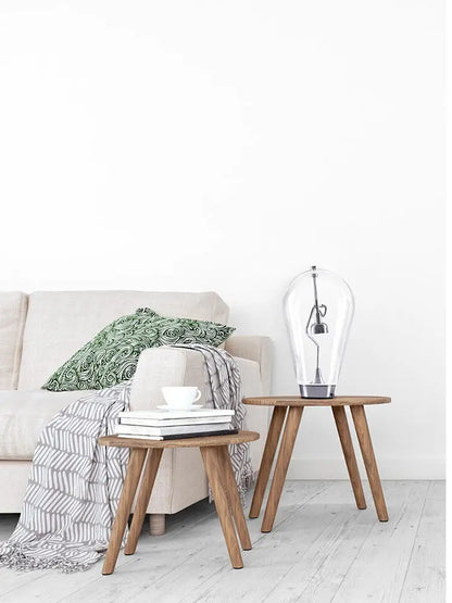 Decorbites™ Glas-Schreibtischlampe: Vintage-Industrial-Stil Tischleuchte für Schlafzimmer-Dekoration