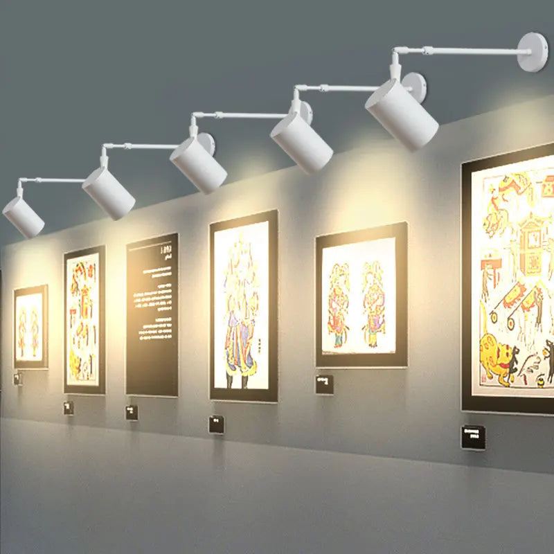 DecorBites™ LED Telescopic Wall Lamps: Modern Aluminium Sconces for Painting Picture Gallary