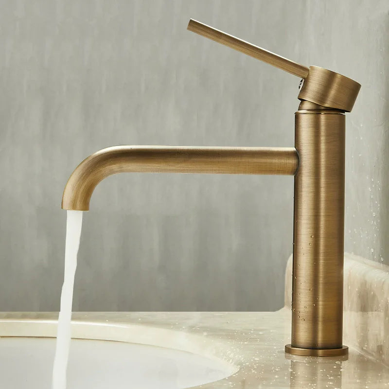 Brass Antique Basin Faucet