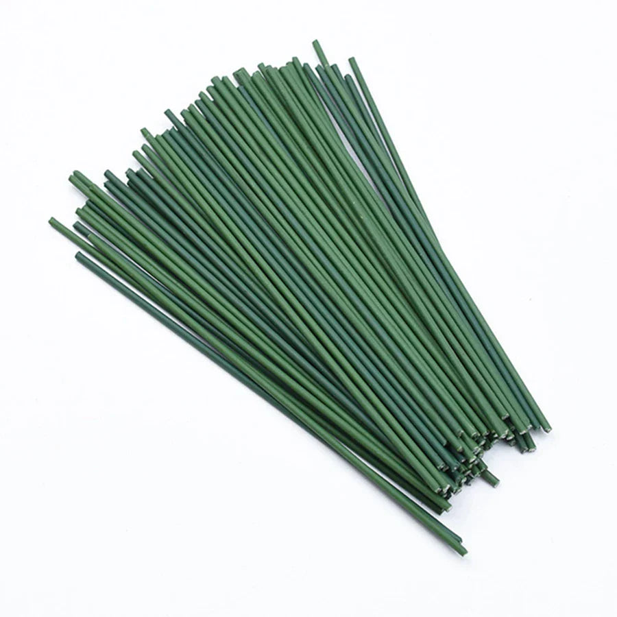 Green Metal Flower Pole