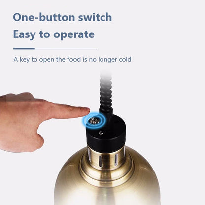 DecorBites™ Industrial Electric Heat Lamp for Food Heating Chandeliers