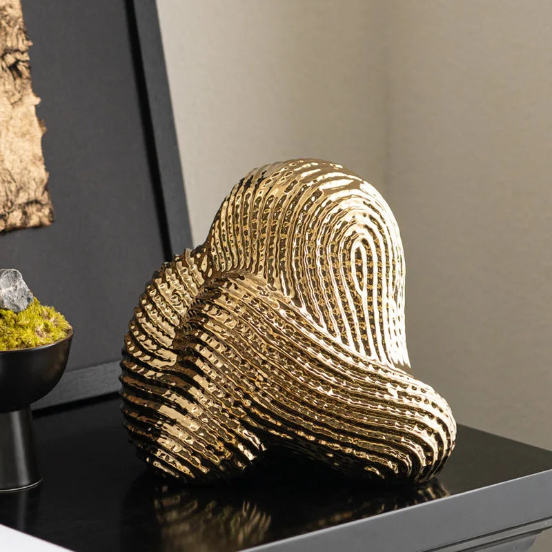 ديكور بايتس™ - تماثيل حجرية هندسية للحدائق - إكسسوار ديكور منزلي