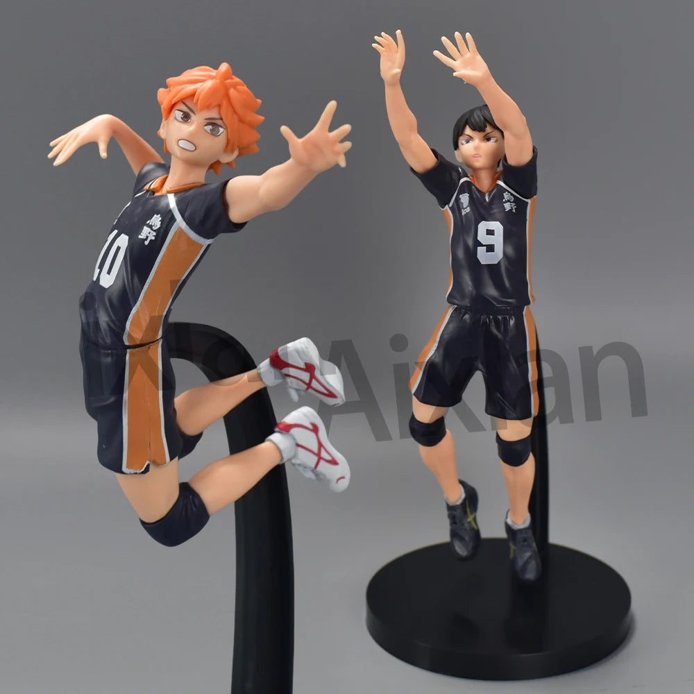 Japanese anime Haikyuu!! Figure Shoyo Hinata Tobio Kageyama PVC Action Figure Christmas Gift Collectible Model Toys Kid DOll