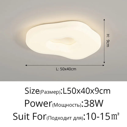 DecorBites™ Cloud Cookie LED Chandeliers Modern Minimalist Children's Room Bedroom Lamp