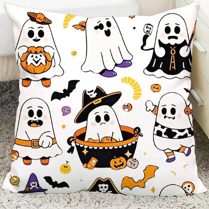DecorBites™ Halloween Plush Cartoon Pillow for Living Room and Bedroom, Festive Decoration