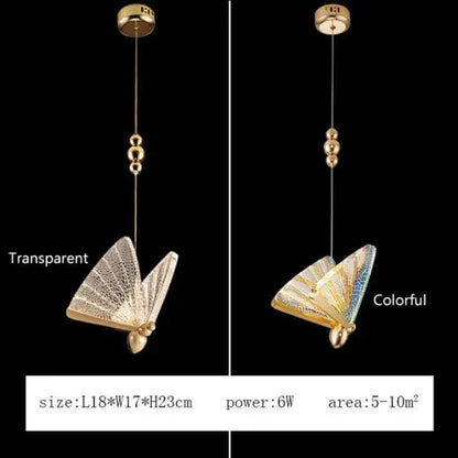 DecorBites™ Butterfly LED Pendant Lamp: Modern Luxury Decor for Staircase, Bedroom, Aisle.