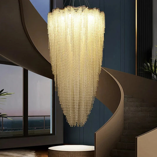 DecorBites™ Colorful Crystal Chandelier: Luxury LED Lighting for Dining Room & Kitchen Island