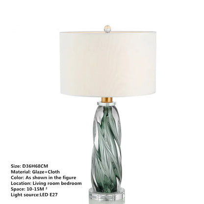 DecorBites™ Glaze Table Lamp: Modern Art LED Desk Light for Home and Hotel